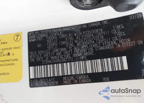 2005 Lexus Rx 330 из США, поврежденный, VIN 2T2HA31U95C067272